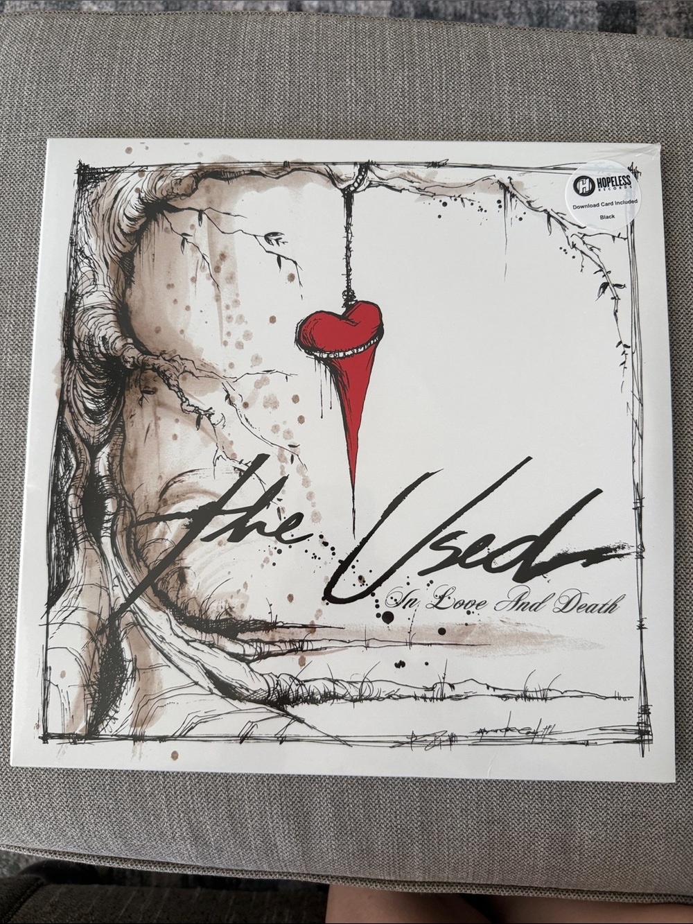 The Used "In Love And Death" vinyl